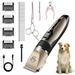 Pet Shaver Clippers Low Noise Dog Clippers Electric Quiet Hair Clipper Trimmer Cordless Dog Grooming Kit for Dogs Cats Pets