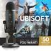 Blue Yeti Blackout USB Gaming Microphone + $50 UbisoftÂ® Discount Bundle