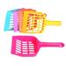 yuehao pet supplies cat pet shovel sand scoop waste dog puppy litter hollow out food spoons multicolour