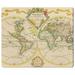 Old Classic World Map Mouse pads Gaming Mouse Pad 9.84x7.87 inches