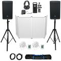 JBL DJ Package w/ (2) EON712 12 Speakers+Facade+Stands+Lights+Mic+Headphones