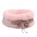 Puppy Bed for Small Dogs Fluffy Cat Bed Washable Small Pet Bed Calming Faux Fur Burrow Doggie Beds for Chihuahua Cat Kitten Cat Beds for Indoor Cats Clearance