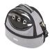 SUSSEXHOME Pets Small Pet Carrier for Small Dogs and Cats - Waterproof Pet Travel Bag with Clear Window - Adjustable Strap Pet Carrier for Cat Travel Bag - 15.7 x 17.3 x 11.8 Inch - Gray