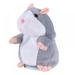 Talking Hamster Plush Toy Repeat What You Say Funny Kids Stuffed Toys Talking Record Plush Interactive Toys for Birthday Gift Kids Early Learning