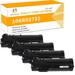 Toner H-Party 4-Pack Compatible Toner Cartridge Replacement for Xerox 106R02722 Used for Xerox WorkCentre 3615DN 3615DNM Phaser 3610DN 3610DNM 3610N 3610YD Printer Toner Ink Black