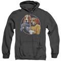 Star Trek Trek Dogs Adult Heather Hoodie Sweatshirt Black