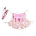 Eye-catching Pet Dress Safe Traction Cotton Flower Adjustable Rabbit Guinea Pig Costume for Daily