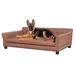 BingoPaw Rectangle Pet Couch Chair Sofa Dog Bed Extra Large Brown 49-in.
