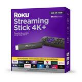 Roku Streaming Stick 4K+ Streaming Device 4K/HDR/Dolby Vision with Roku Voice Remote Pro