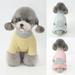 Walbest Dog Pajamas Striped Pet Jumpsuits Dog Onesies Long Sleeves Pet Pajamas Cute Dog Apparels Soft Pet Clothes for Puppy Small Dogs