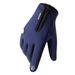 Fesfesfes Winter Men Cycling Gloves Zipper Screen Touchable Windproof Waterproof Mountaineering Ski Gloves Clearance Under $10