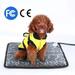 Pet Heating Pad for Cats Dogs Waterproof Electric Heating Mat Indoor Adjustable Warming Mat Pets Heated Bed with Chew Resistant Steel Cord