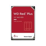 WD Red Plus 6TB NAS Hard Disk Drive - 5640 RPM Class SATA 6Gb/s CMR 128MB Cache 3.5 Inch - WD60EFZX