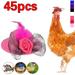 2022 Creative Chicken Helmet 45 Pcs Creative Chicken hat Funny Pet Helmet Cute Protection Hen Hat Bird Headgear Parrot Small Chick Ducks Poultry