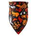 1Pc Halloween Dog Bandanas Triangle Bandana with Halloween Pumpkin Patterns for Halloween Pet Costume Accessories Decoration