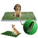 Yesfashion Pet Dog Cat Artificial Grass Toilet Mat Indoor Potty Trainer Grass Turf Pad Pet Supplies
