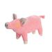 Plush Chew Dog Toys for Small Dogs Durable Cute Pig Animal Puppy Teething Chew Toys Interactive Stuffed Pet Squeaky Toys for Boredom Pink