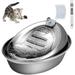 XKISS Cat Water Fountain Stainless Steel Ultra-Quiet Automatic Cat Drinking Fountains 67oz/2L Dog Water Dispenser for Cats&Dogs Pet Fountain Dog Water Dispenser for Dogs Cats Birds