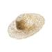 OUNONA Pet Sombrero Straw Hat Adjustable Hawaii Garden Sun Bucket for Small Dogs Puppy Cats Size L