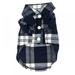 Retap Large and Small Dog Pet Plaid T Shirt Flannel Coat Jacket Clothes Costume Top UK