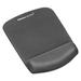 Fellowes PlushTouch Mouse Pad with Wrist Rest 7.25 x 9.37 Graphite Each