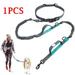 1PCS Durable Elastic Padded Double Handle Dog Leash for Small Medium Large Dogs Running Walking Hiking