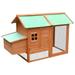 Chicken Cage Solid Pine & Fir Wood 66.9 x31.9 x43.3