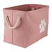 Polyester Pet Bin Paw Rose Rectangle Medium