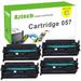 A Aztech 4-Pack Compatible for Canon 057 Toner Cartridge CRG-057 CRG 057 work with Canon imageCLASS MF445dw MF448dw LBP226dw LBP227dw LBP228dw Printer (Black)