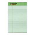 TOPS Prism Plus 100% Recycled Legal Pad 5 x 8 Inches Perforated Green Narrow Rule 50 Sheets per Pad 12 Pads per Pack (63090)