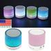 PANDAIN Portable LED Bluetooth Speaker Mini Wireless USB Music Player Radio Sound Colum (White)