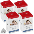 4 Pack Canon KP-108IN / KP108 Color Ink Paper includes 108 Ink Paper sheets + 6 Ink toners for Canon Selph4 Pack Canon KP-108IN / KPy CP1300 CP1200 CP910 CP900 cp770 cp760 Compact Photo Printers