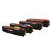 HP CF410X CF411X CF412X CF413X Compatible Black Cyan Magenta Yellow Toner Cartridge Set