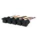 DC 12V 40A SPST Normally Open 4 Pin Car Relay w/ 4 Wires Harness Socket 5pcs