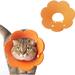 Cat Recovery Collar Adjustable Cat Cone Collar for Kitten Cats Sun Flower Neck Cat Cone Recovery Collar for Pet Kitten Cat Puppy Rabbit to Prevent from Biting Scratching 1 Piece