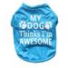 SLPUSH Dog Shirts Pet Printed Clothes with Funny Letters Summer Pet T Shirts Cool Puppy Shirts Breathable Dog Outfit Soft Dog Sweatshirt for Pet Dogs Cats