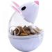 Sevenday Pet Feeder Toy Cat Mice Shape Food Rolling Leakage Dispenser Bowl Kitten Playing Training Educational Toys