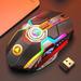 Farfi A5 Ergonomic Wireless RGB Backlit 7 Buttons 1600DPI Gaming Mouse for PC Laptop