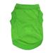 Letter Printing Pet Shirt for Puppy Dogs Cats Lightweight Doggie Tops Pullover Sleeveless Female Apparel for Puppy Dogs Cats Green X-Small