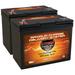 QTY 2 VMAXMB96 AGM Group 22 Deep Cycle Battery Replacement for Everest & Jennings Xcaliber Sprint Sprint Plus MX 12V 60Ah Battery