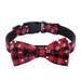 NUOLUX Pet Collar with Christmas Pattern Printed for Pet Cat Dog Adjustable Nylon Collar Personalized Collars for Your Pets Size S