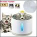 SHANNA Cat Water Fountain Stainless Steel 81oz/2.4L Cat Fountain Pet Water Dispenser