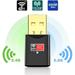 USB Wifi Adapter 600Mbps Dual Band 2.4G/5G Mini Wi-fi Wireless Network Dongle Adapter with High Gain Antenna For Desktop Laptop PC Support Windows XP Vista/7/8/8.1/10 Mac OS X 10.4-10.12