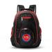 NBA Detroit Pistons Premium Laptop Backpack with Colored Trim