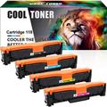 Cool Toner Compatible Toner for Canon 118 imageCLASS MF8350CDN MF8380CDW MF8580CDW MF726CDW MF729CD Color Laser Printer Black Cyan Magenta Yellow - Set of 4
