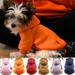 HEVIRGO Puppy Pet Hooded Sweatshirt Autumn Winter Two-legged Pocket Cat Dog Clothes Polyester