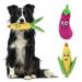 Squeaky Plush Dog Toys - Chewing Toys for Dogs - Small Dog Plush Toys Set - Cute Dog Chew Toys - Vegetable Dog Toys - Fruit Squeaky Toys for Small Dogs