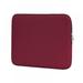 Shengshi Laptop Sleeve Slim Multi-Color & Size Choices Tablet Carrying Bag 15.6 inch Red Wine