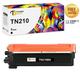 Toner Bank 1-Pack Compatible for Brother TN210 Black Toner Cartridge for Brother TN-210 TN-210BK HL-3040CN 3070CW 3045CN 3075CW MFC-9010CN 9120CW 9320CW 9125CN 9325C Printer Ink