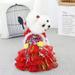 XWQ Pet Dress Adorable Dress-up Skin-friendly Dogs Tulle Princess Dress for Outdoor